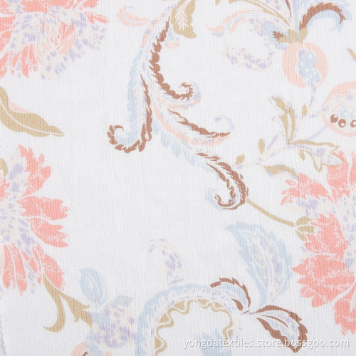 Accept Customization Crepe Fruits Print Rayon Fabric